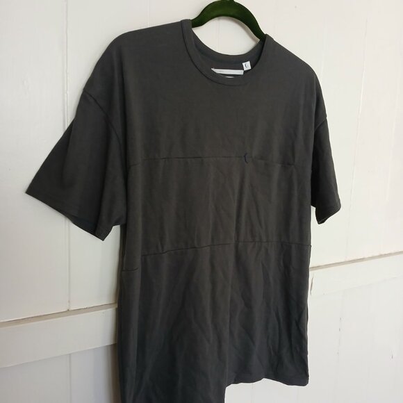 Mellow People T-Shirt Top Short Sleeve Cut & Sewn Men's Size 1 Gray Cotton Japan - Picture 5 of 13